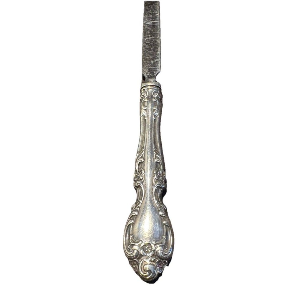 Melrose by Gorham Letter Opener Stainless Blade 7 7/8” Sterling 1948 No Mono - Picture 2 of 3